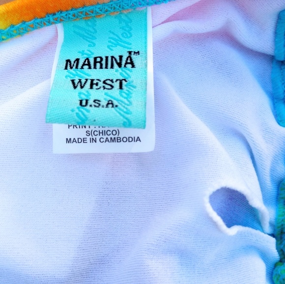 NWOT Marina West Two Piece Bikini - Picture 6 of 8